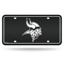 Vikings - Carbon Fiber Design - Metal Auto Tag