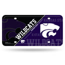 Kansas State Wildcats Split Design Metal Auto Tag