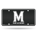Maryland University - Carbon Fiber Design - Metal Auto Tag