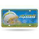 LA Chargers Metal Auto Tag