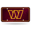 Washington Commanders Metal Auto Tag