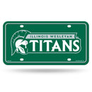 Illinois Wesleyan Titans Metal Auto Tag