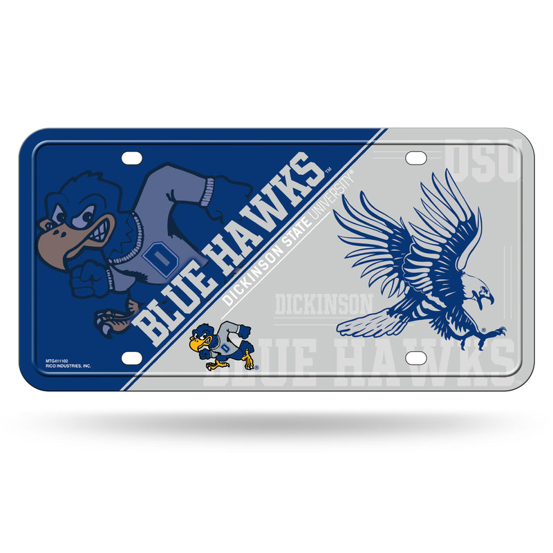 Dickinson State Metal Auto Tag