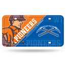 Wisconsin-Platteville Pioneers Split Design Metal Auto Tag
