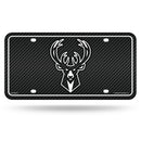 Bucks - Carbon Fiber Design - Metal Auto Tag