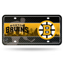 Boston Bruins Metal Auto Tag