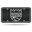 Kings - SAC - Carbon Fiber Design - Metal Auto Tag