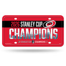 Carolina Hurricanes 2026 Stanley Cup Champions Metal Auto Tag