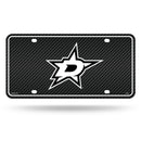 Stars - Carbon Fiber Design - Metal Auto Tag