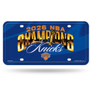 New York Knicks 2026 NBA Champions Metal Auto Tag