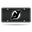 Devils - Carbon Fiber Design - Metal Auto Tag