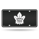 Maple Leafs - Carbon Fiber Design - Metal Auto Tag