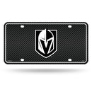 Golden Knights - Carbon Fiber Design - Metal Auto Tag
