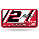 Austin Cindric Metal Auto Tag