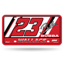 Bubba Wallace Metal Auto Tag
