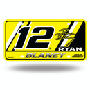 Ryan Blaney Metal Auto Tag