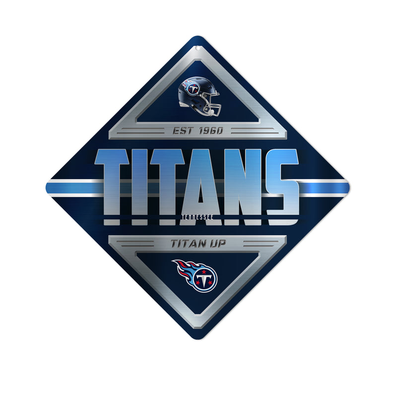 Titans Metal Wall Sign 16.5 X 16.5