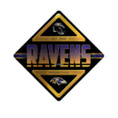 Ravens Metal Wall Sign 16.5 X 16.5