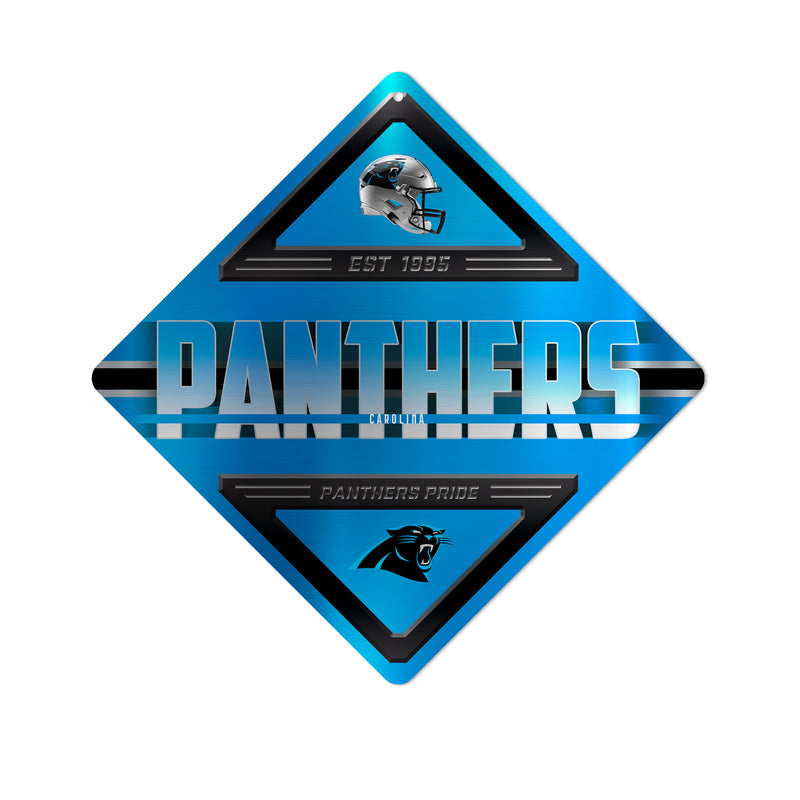 Panthers - CR Metal Wall Sign 16.5 X 16.5