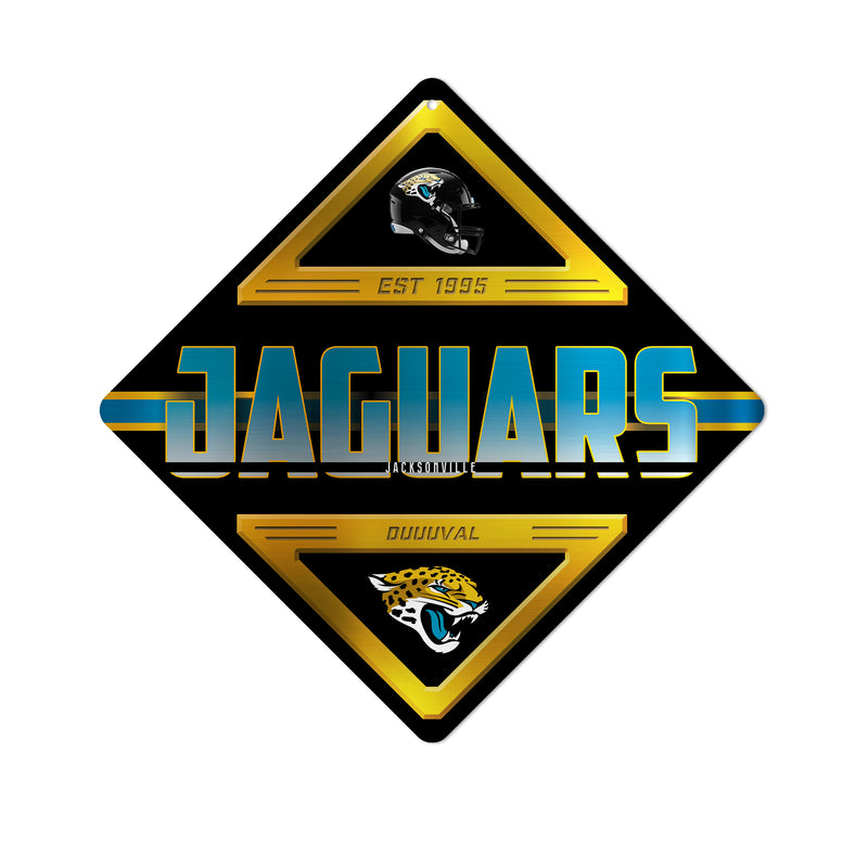 Jaguars Metal Wall Sign 16.5 X 16.5