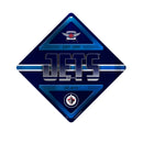Jets - Win Metal Wall Sign 16.5 X 16.5