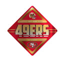 49ers Metal Wall Sign 16.5 X 16.5