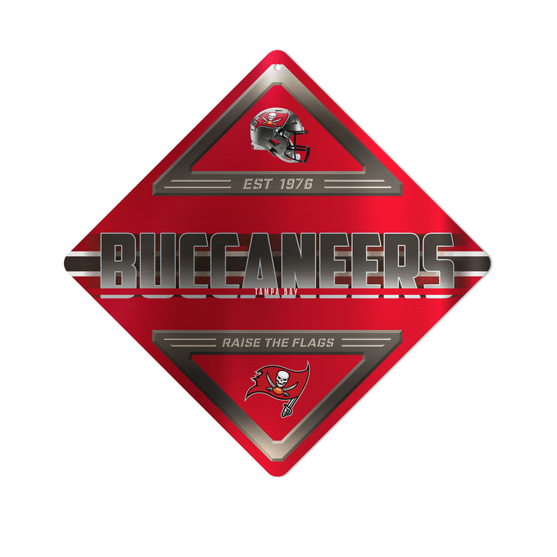 Buccaneers Metal Wall Sign 16.5 X 16.5