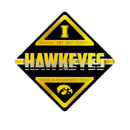 Iowa University Metal Wall Sign 16.5 X 16.5