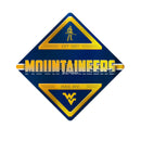 West Virginia University Metal Wall Sign 16.5 X 16.5