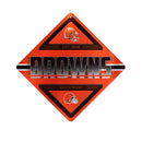 Cleveland Browns Metal Wall Sign (16.5 X 16.5")