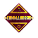 Commanders Metal Wall Sign 16.5 X 16.5