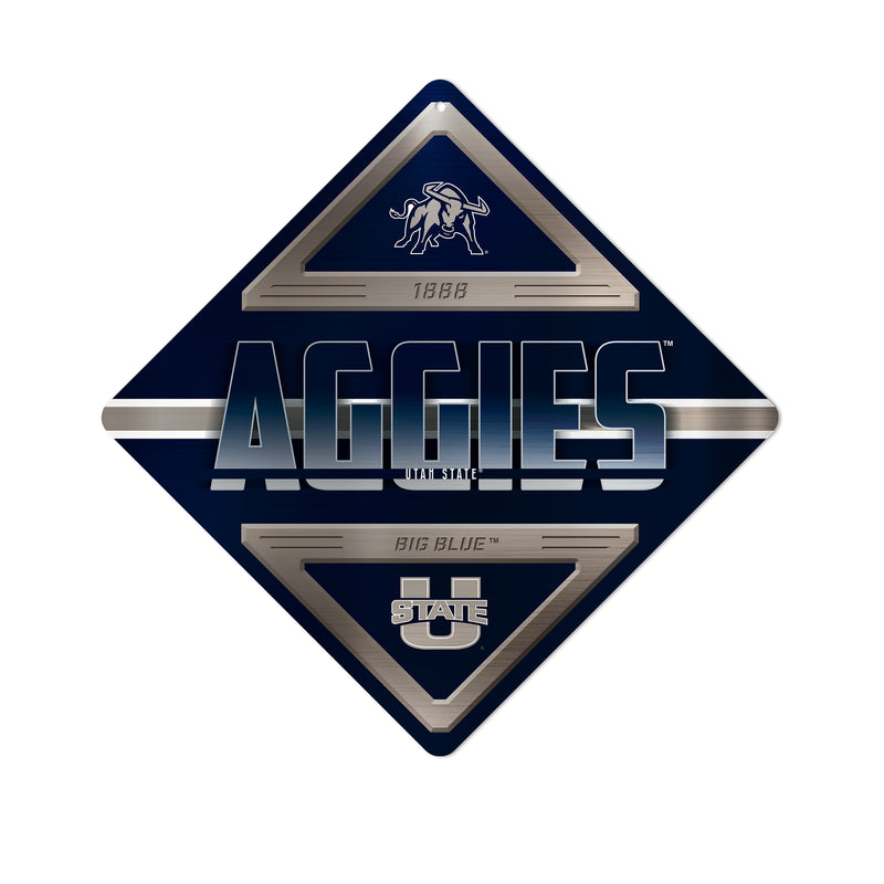 Utah State University Metal Wall Sign 16.5 X 16.5