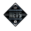 Brooklyn Nets Metal Wall Sign (16.5 X 16.5")