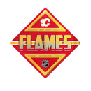 Flames Metal Wall Sign 16.5 X 16.5