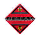 Blackhawks Metal Wall Sign 16.5 X 16.5