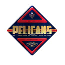 Pelicans Metal Wall Sign 16.5 X 16.5