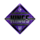 Sacramento Kings Metal Wall Sign (16.5” X 16.5”)