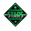 Stars Metal Wall Sign 16.5 X 16.5