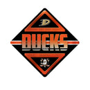 Anaheim Ducks Metal Wall Sign (16.5 X 16.5")