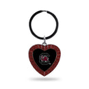 South Carolina University Maroon Rhinestone Heart Keychain