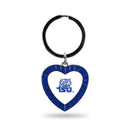 Tennessee State Colored Rhinestone Heart Keychain - Royal
