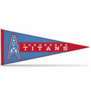 Tennessee Titans Retro Design 12x30 Soft Felt Pennant