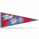 Tennessee Titans Team Slogan Design 12x30 Soft Felt Pennant