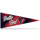 Texans Team Slogan 12" x 30" Soft Felt Pennant