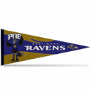 NFL Rico Industries Baltimore Ravens 12" x 30" Soft Felt Pennant - EZ to Hang