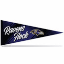 Ravens Team Slogan 12" x 30" Soft Felt Pennant