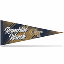 Georgia Tech Team Slogan Soft Felt 12X30 Pennant - "Ramblin' Wreck"