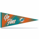 Dolphins Team Slogan 12" x 30" Soft Felt Pennant