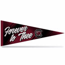 South Carolina University Team Slogan Soft Felt 12X30 Pennant - Forever to Thee