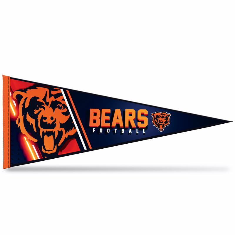 NFL Rico Industries Chicago Bears 12" x 30" Soft Felt Pennant - EZ to Hang